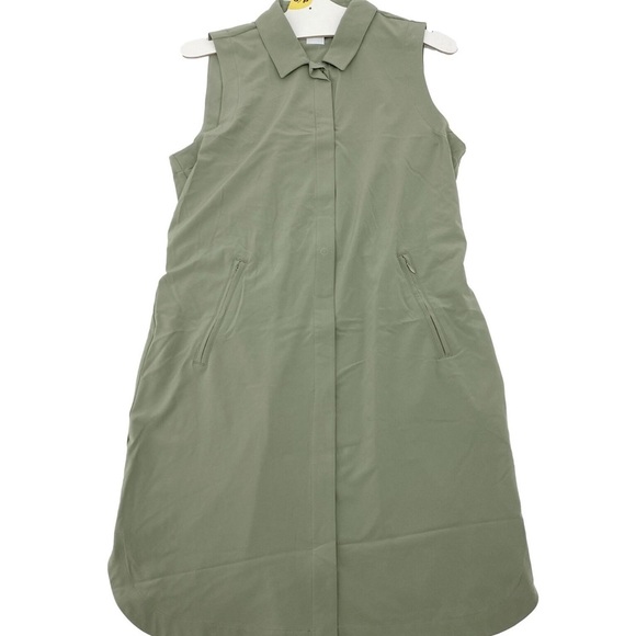 Lole Green Sleeveless Notched Collar Mini Dress (S) - Picture 8 of 8